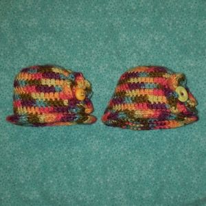 Pemie Twin Baby Girl Hats